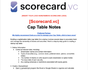 Cap Table Notes Image - Scorecard.vc