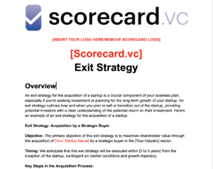 Exit Strategy Doc Image - Scoreacard.vc